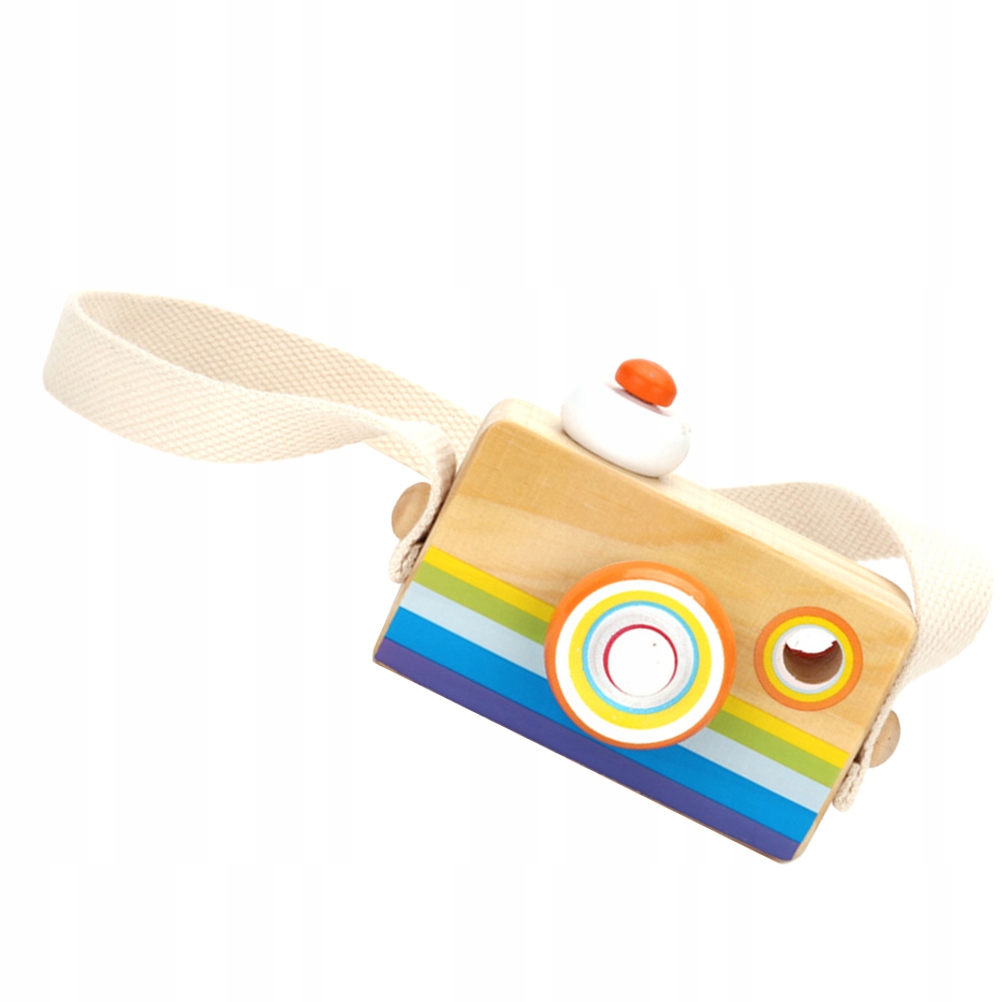 TOYS FOR TODDLERS BOYS CHILDREN KALEIDOSCOPE SIMULATED SLR CAMERA WOODEN