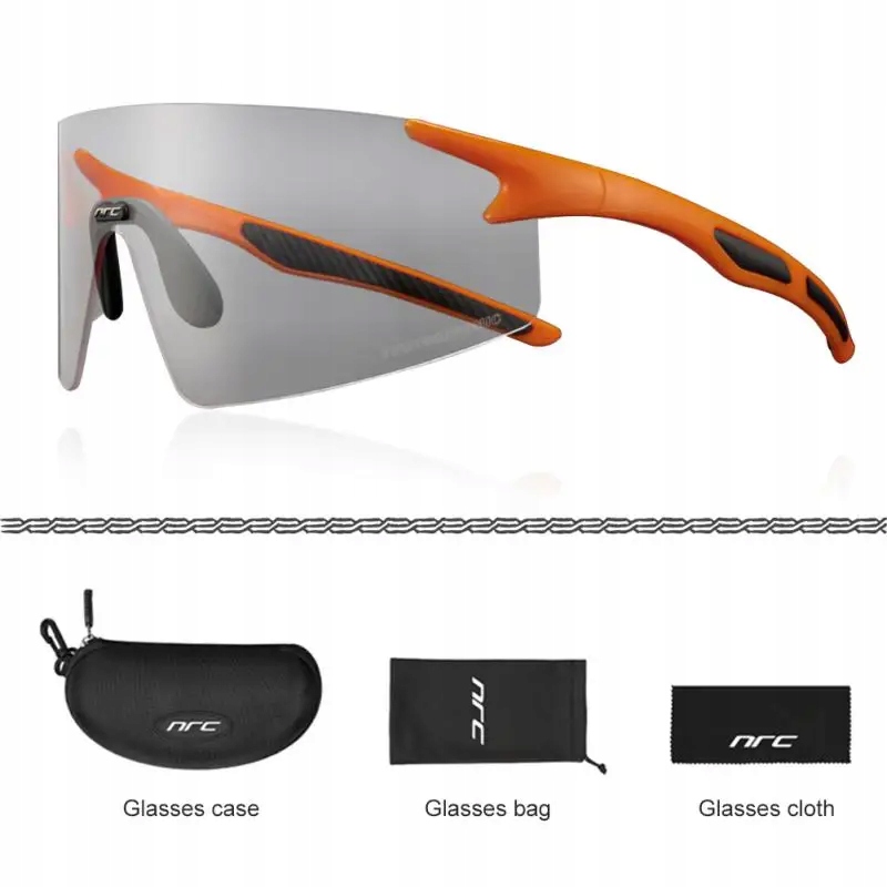 NRC Okulary rowerowe Męskie okulary przeciwsłonecz