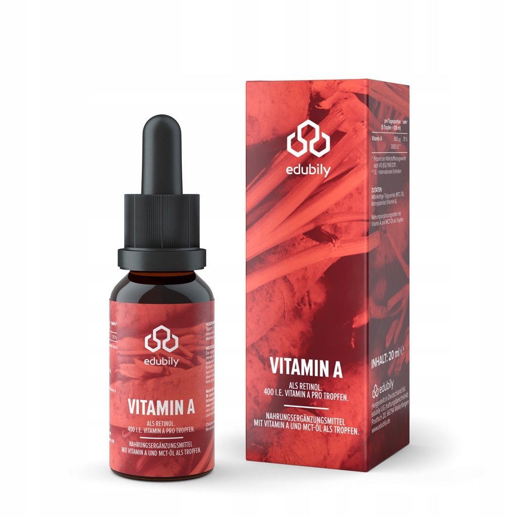 T34 Edubily Witamina A W Kroplach 400 Iu 8172139261