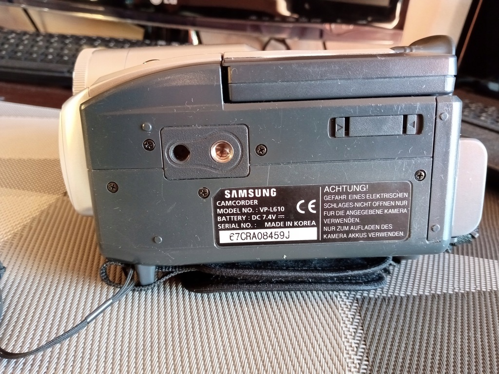 Kamera Hi8 SAMSUNG VPL610 PAL, Camcorder 12424732217 oficjalne