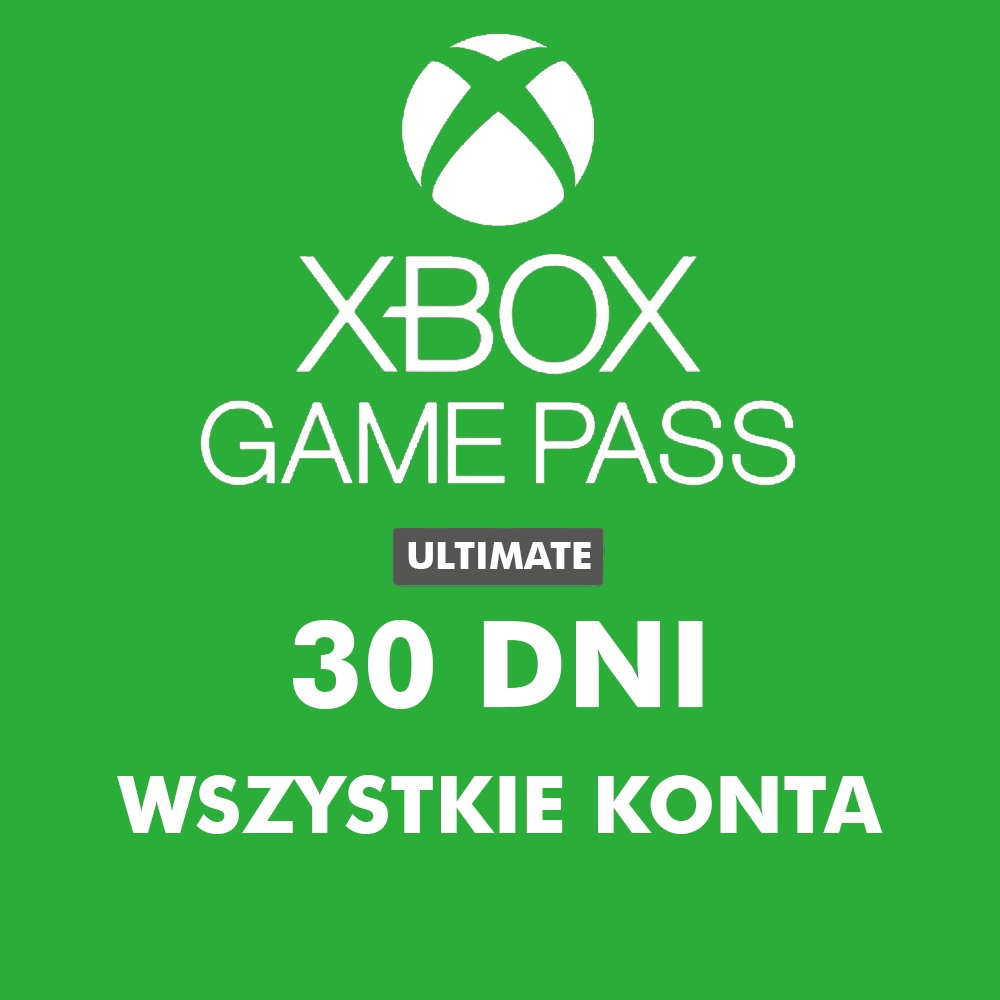 GAME PASS ULTIMATE XBOX 30 DNI MIESIĄC KOD EA PLAY GAMEPASS WSZYSTKIE KONTA