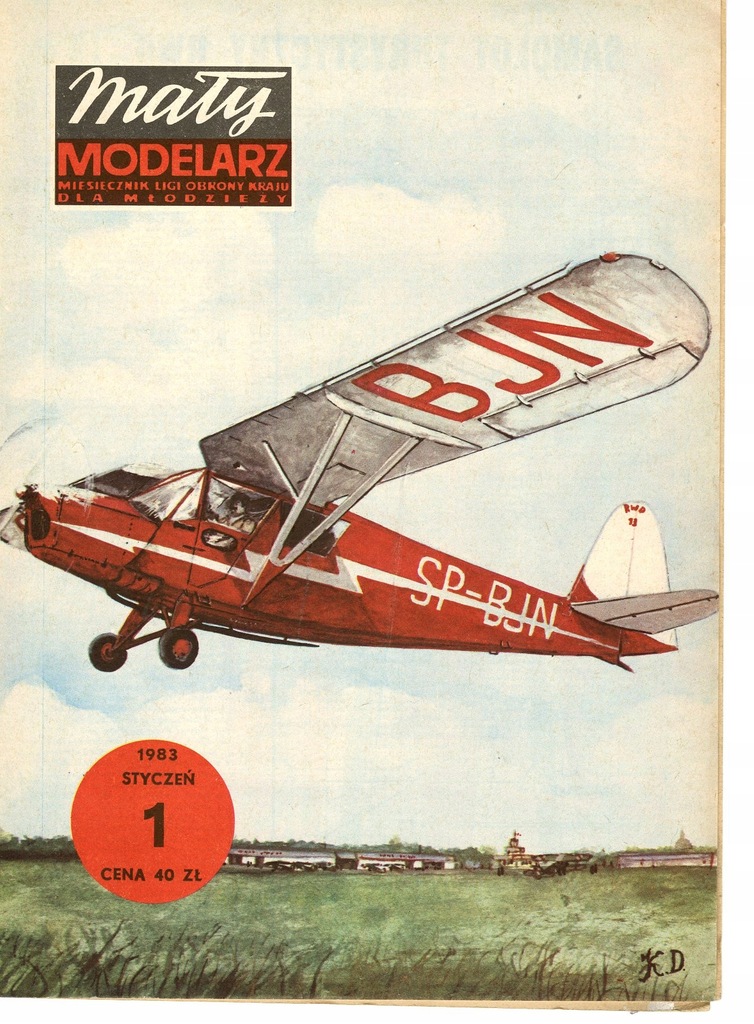 Mały Modelarz 1/1983 - samolot turystyczny RWD-13