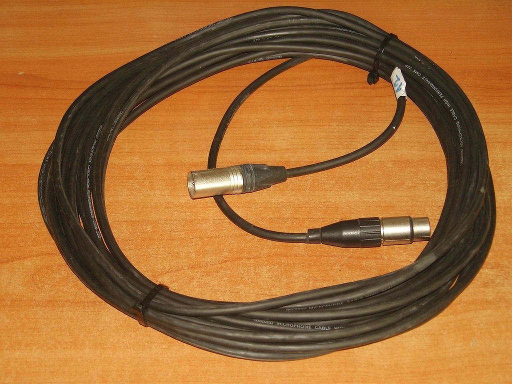 Kabel Cordial CMK222 12 metrów XLR złacza Neutrik