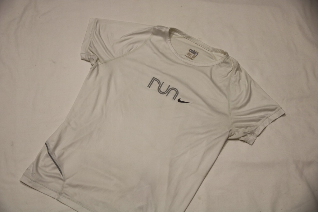 NIKE RUN TSHIRT SPORTOWY LOGO ROZ S