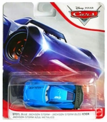 Auta Cars Niebieski Blue Jackson Sztorm - Mattel
