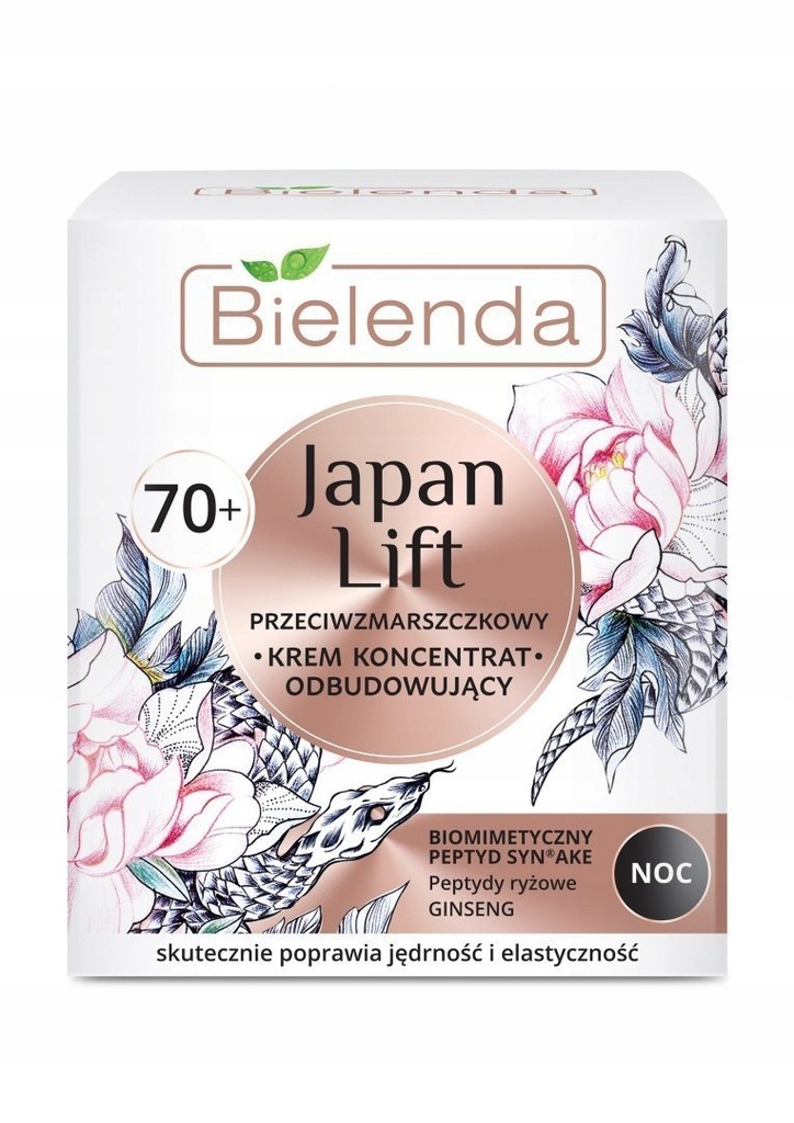 Bielenda Japan Lift 70+ Odbudowujący Krem-koncentr