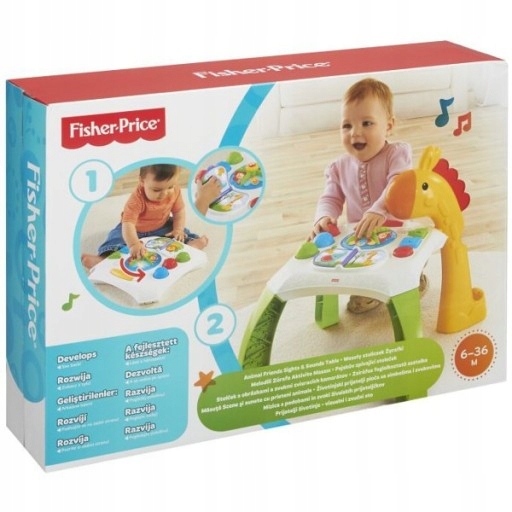 FISHER PRICE CCP66 WESOŁY STOLICZEK ŻYRAFKI WAWA