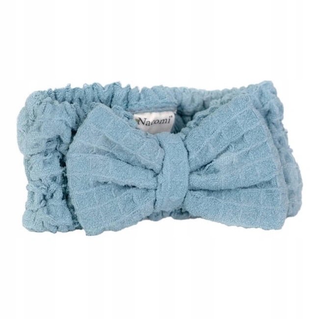Nacomi Opaska do włosów z mikrofibry Blue P1