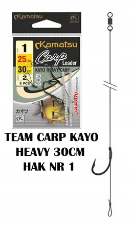 Kamatsu Team Carp Kayo Heavy BLNO 30cm 25lbs hak