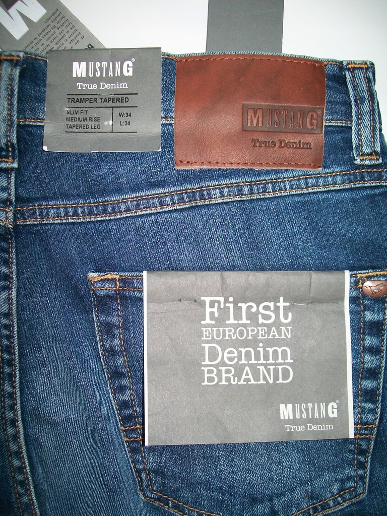 mustang tramper tapered slim fit medium rise tapered leg