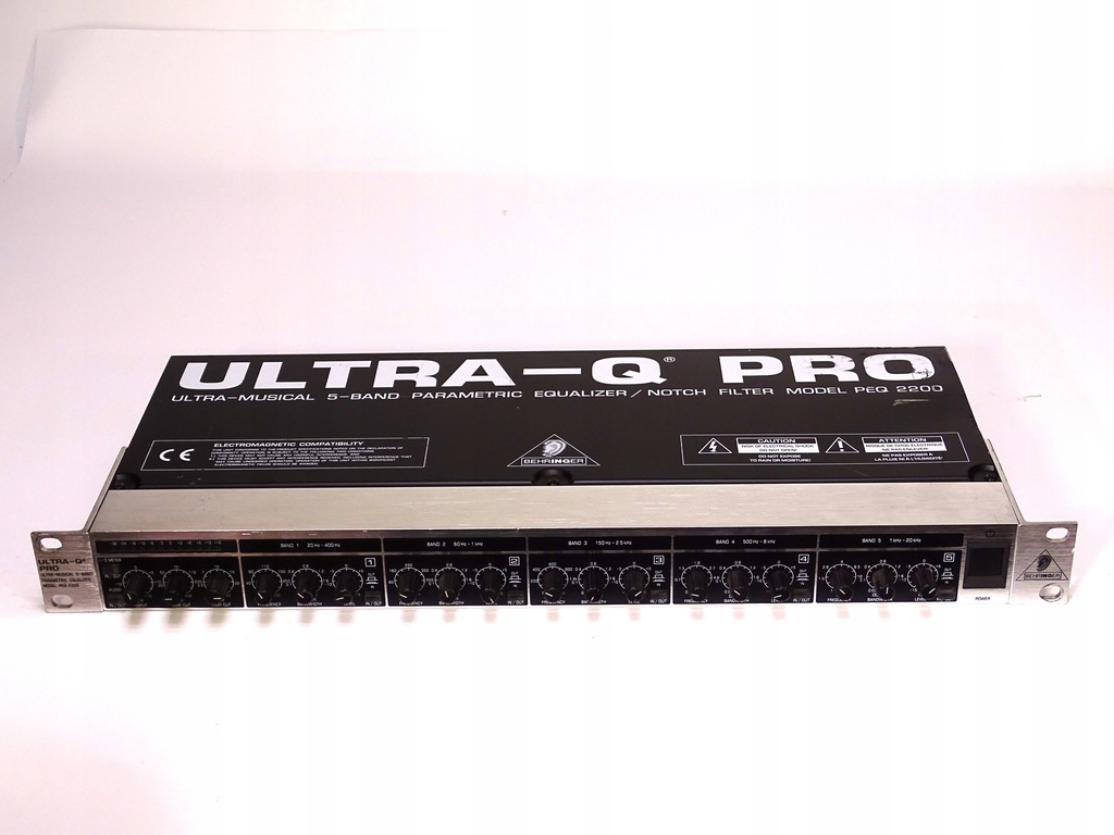 D110 ベリンガー ULTRA-Q PRO Model PEQ2200 Behringer Ultra Q Pro PEQ2200 Equalizer - 1489597606