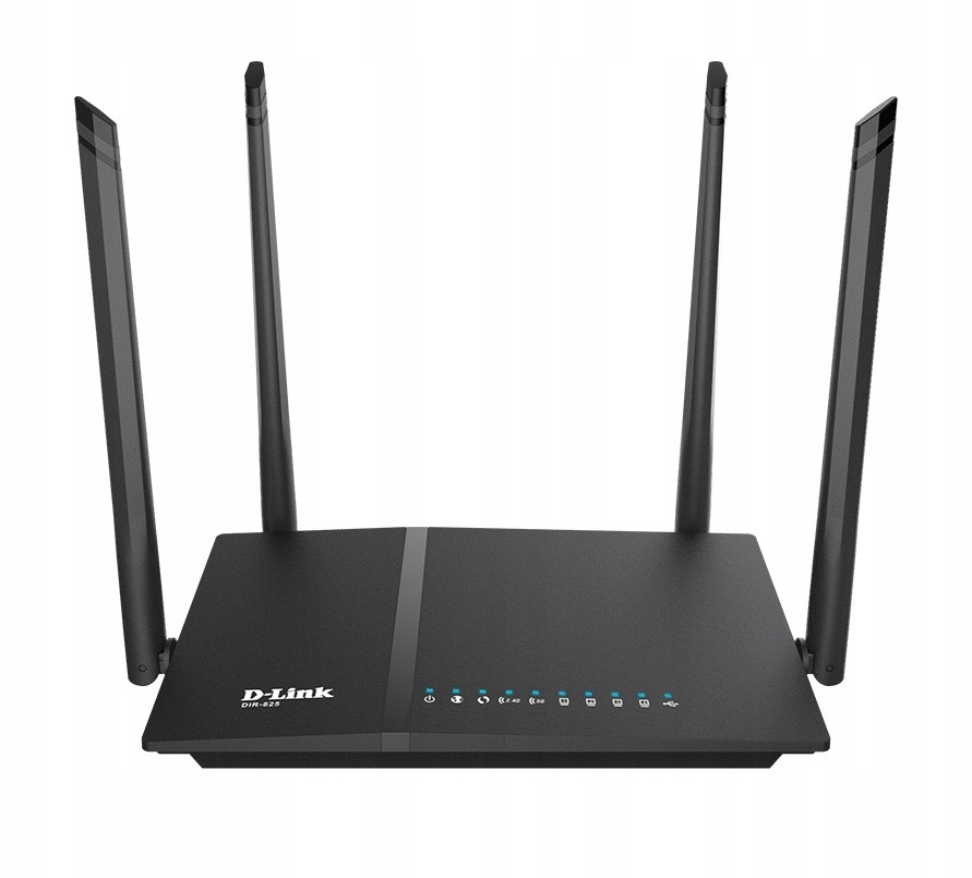 D-LINK Router AC1200 DIR-825 1xWAN 4xLAN-1GB 1xUSB