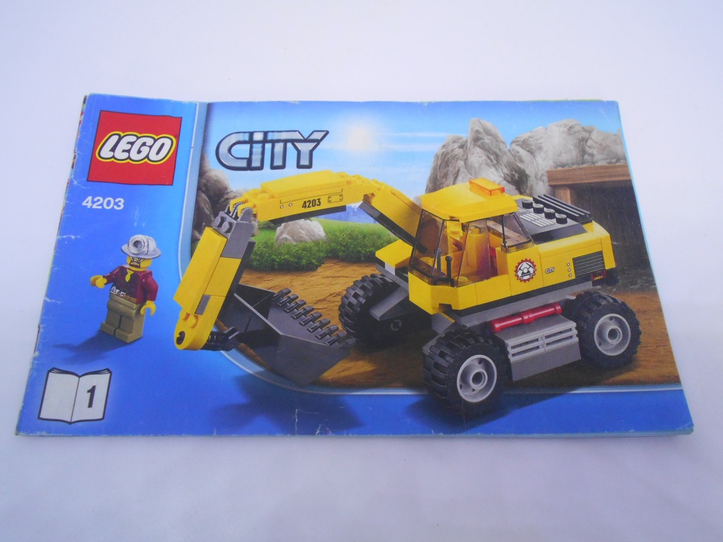 lego city excavator transport 4203