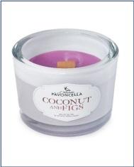 ŚWIECZKA SOJOWA COCONUT AND FIGS BIAŁA 170G