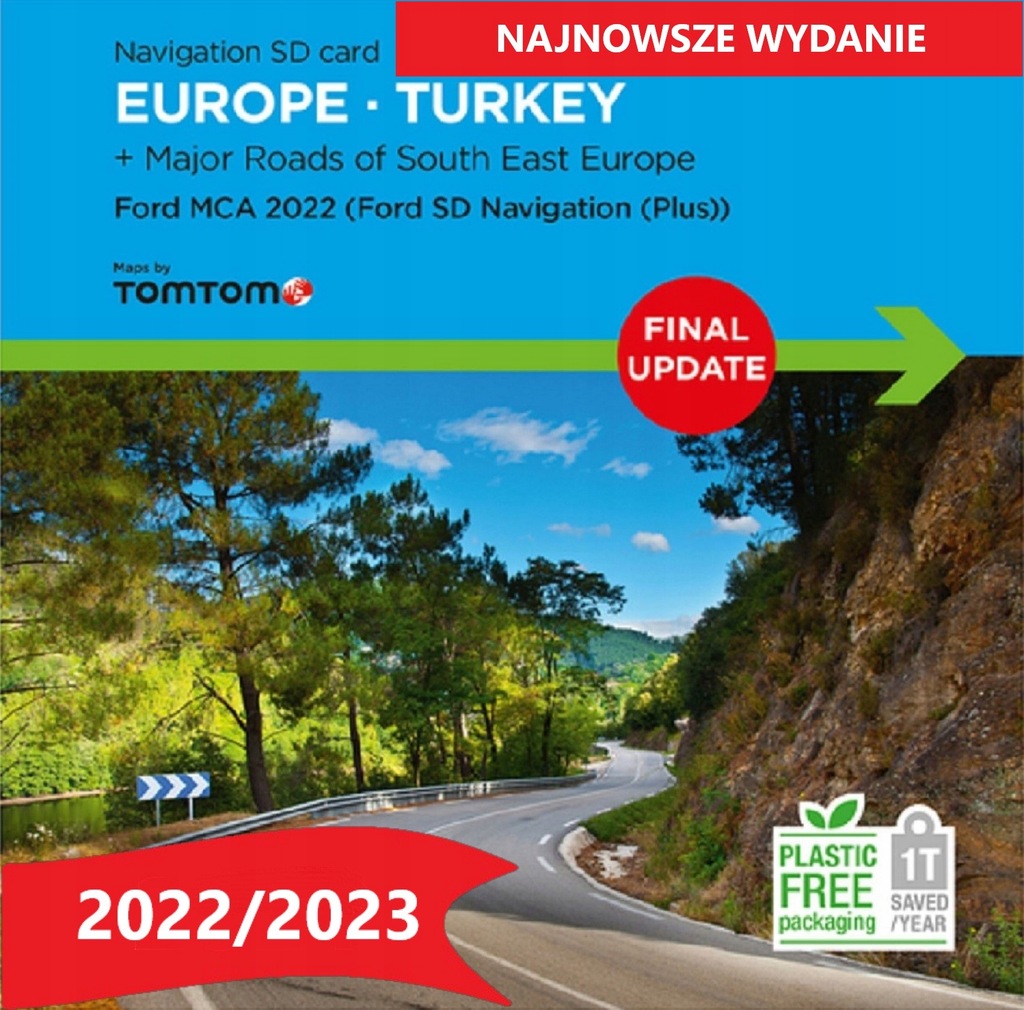 MAPA FORD MCA NX KARTA 2023 EUROPA NAJNOWSZA PL