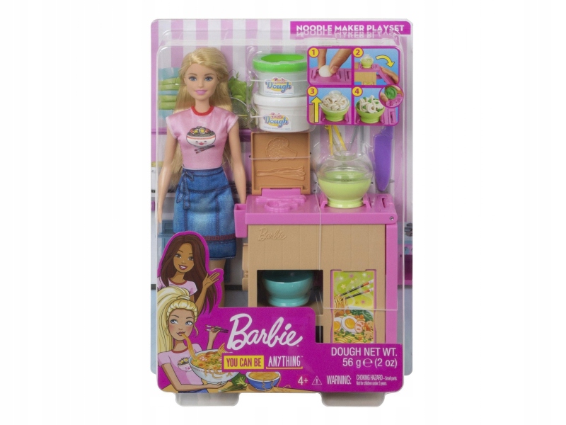 Lalka Barbie Domowy makaron Zestaw do zabawy GHK43