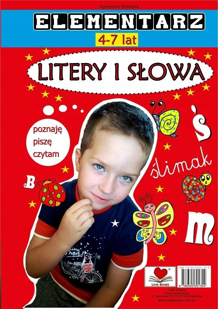 ELEMENTARZ 4-7 LAT. LITERY I SŁOWA