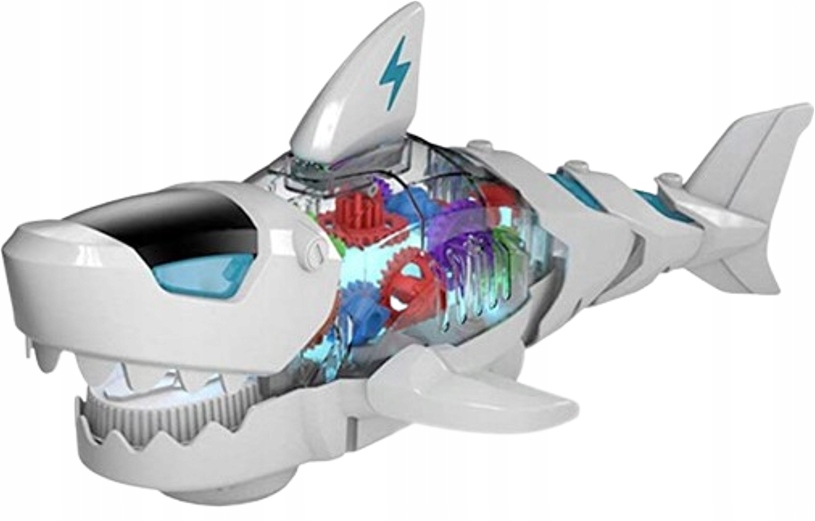 Rekin świecąca ruchoma zabawka z dźwiękami