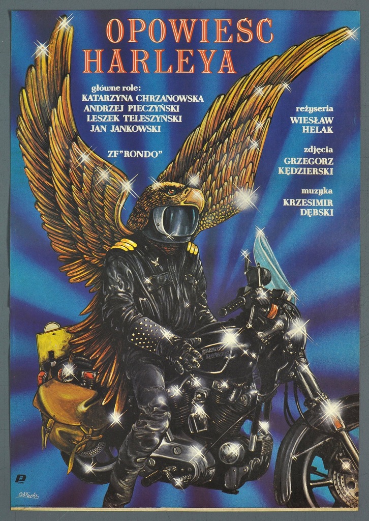 Plakat Kinowy - Opowieść Harleya *1987* Obłucki