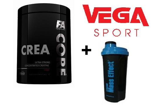 FA CREA CORE 350g KREATYNA Z HCL + SHAKER VEGA