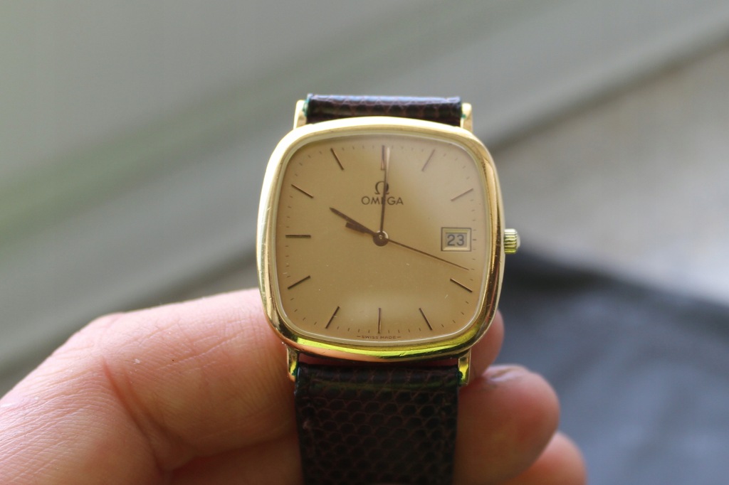 Piękna Omega de Ville szwajcarski zegarek OD 1ZŁ!
