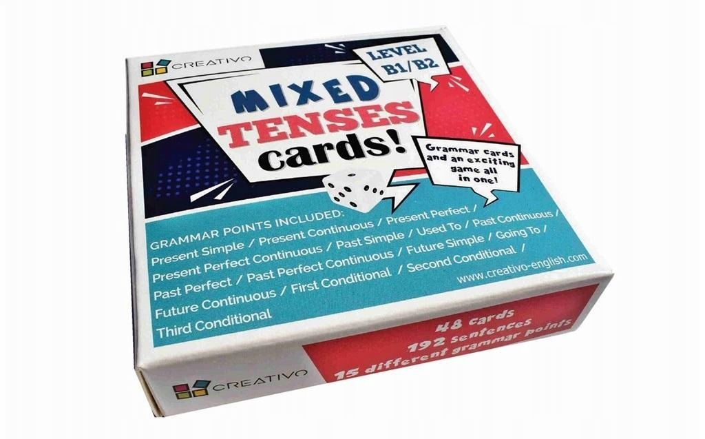 MIXED TENSES CARDS LEVEL B1/B2 CREATIVO, CREATIVO