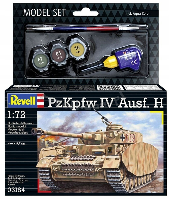 Model Set Czołg Panzerkampfwagen IV Ausf. H