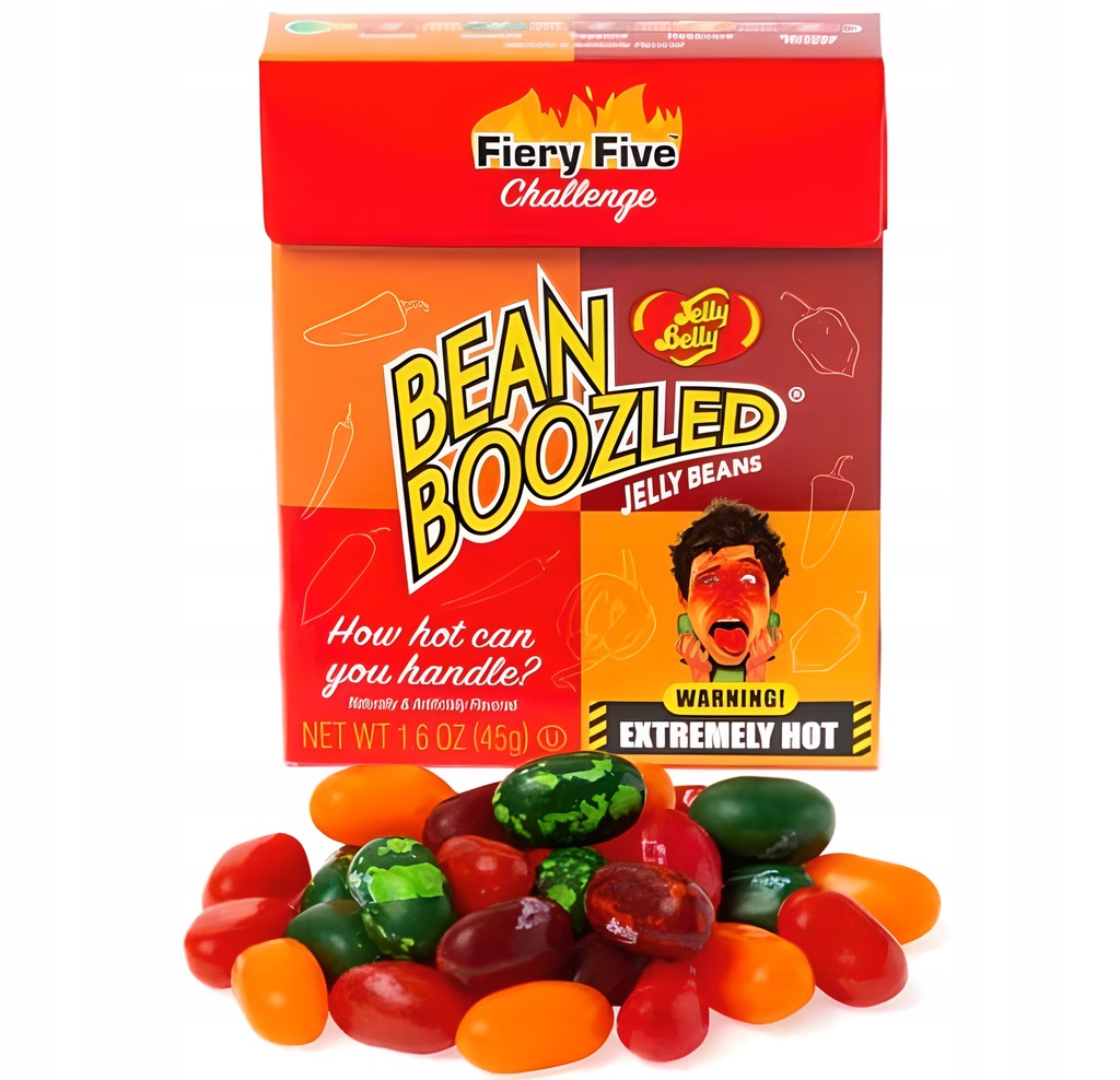 PIEKIELKNIE OSTRE FASOLKI ŻELKI BEANBOOZLED Z USA 13390376005