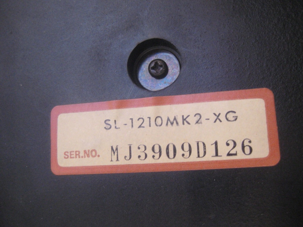 SL-1210 MK2 Technics Gramofon Adapter SL-1210MK2