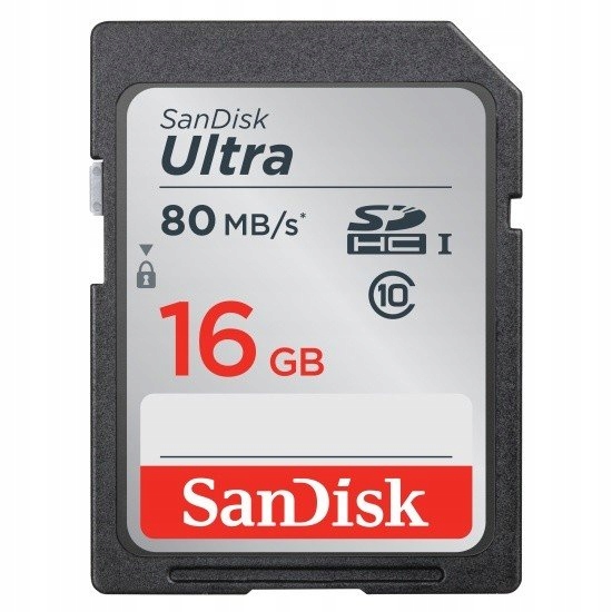 KARTA PAMIĘCI SANDISK SDHC 16 GB ULTRA 533X FV VAT