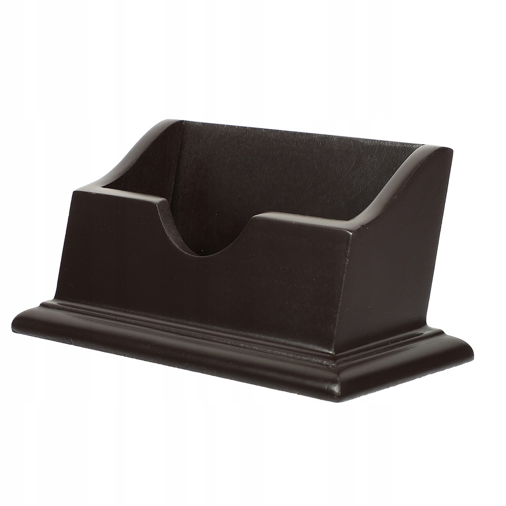 Storage Box Business Cards Holder Wood Metal Grid 14243312388