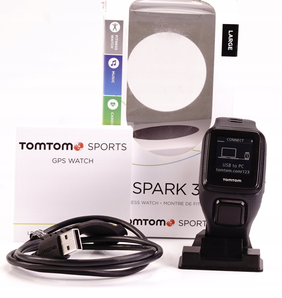 ZEGAREK TOMTOM SPARK 3 GPS CARDIO+MUSIC+FITNESS - 7888180155