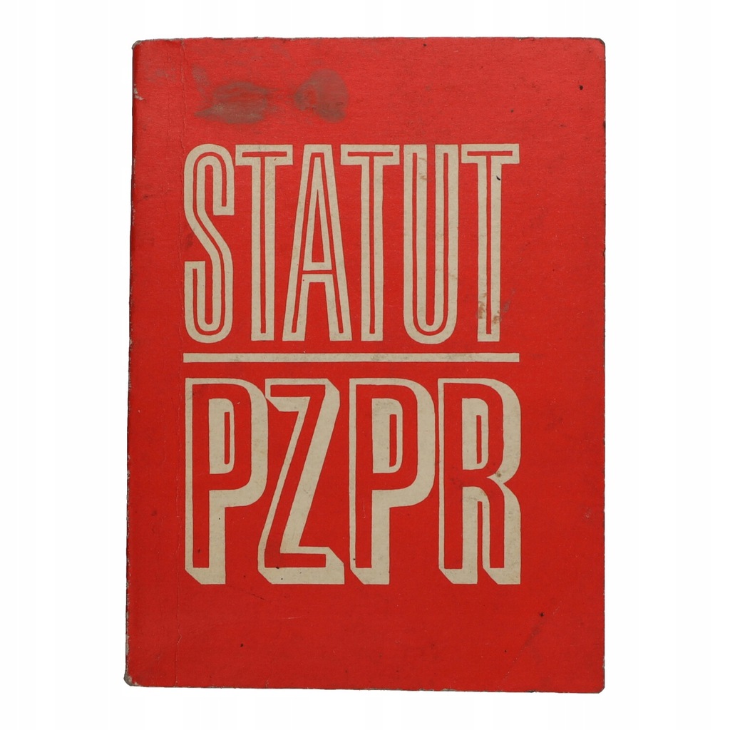 STATUT PZPR 1973 wydanie kieszonkowe PRL