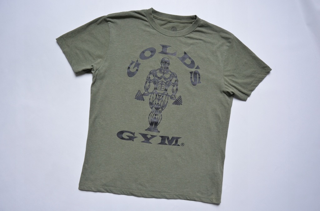 KOSZULKA T-SHIRT GOLDS GYM ARMY roz. L