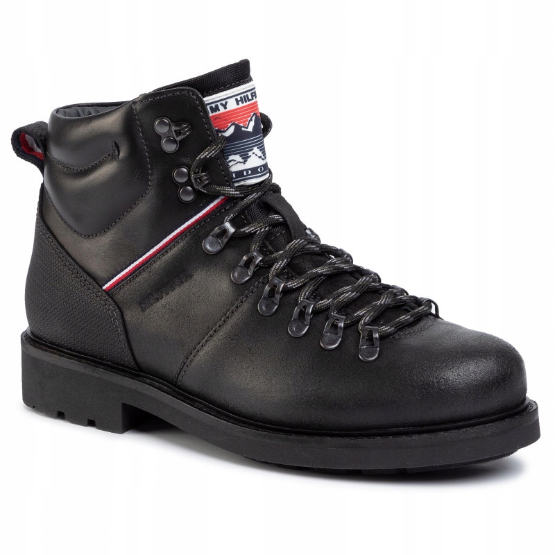 TOMMY HILFIGER SKÓRZANE BUTY TREKKING R.46 THL528