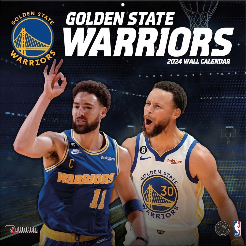 Golden State Warriors 2024 calendar NBA basketball kalendarz