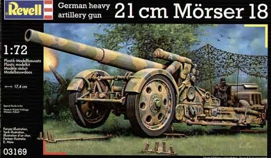 Revell 03169 21 cm Morser 18 "Brummbar" skala 1'72