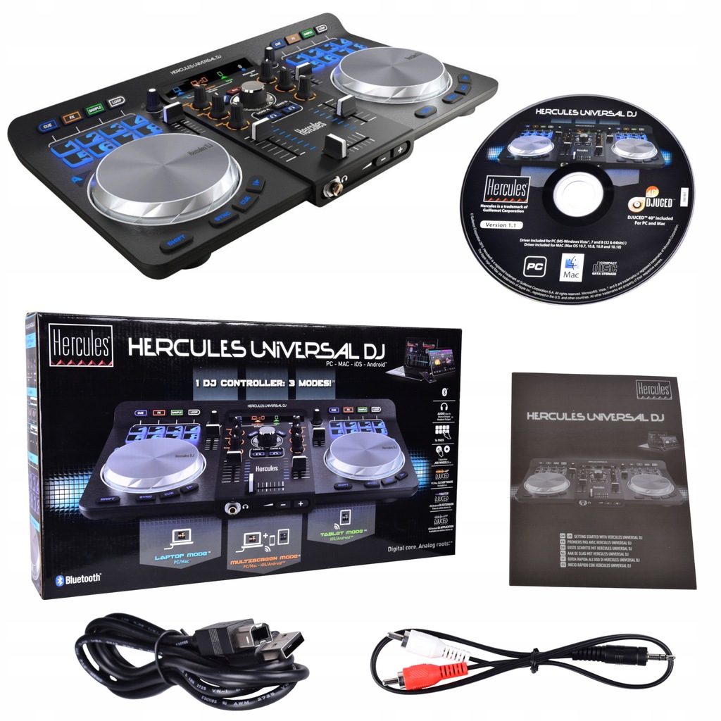 Konsola Dj HERCULES UNIVERSAL kontroler Bluetooth