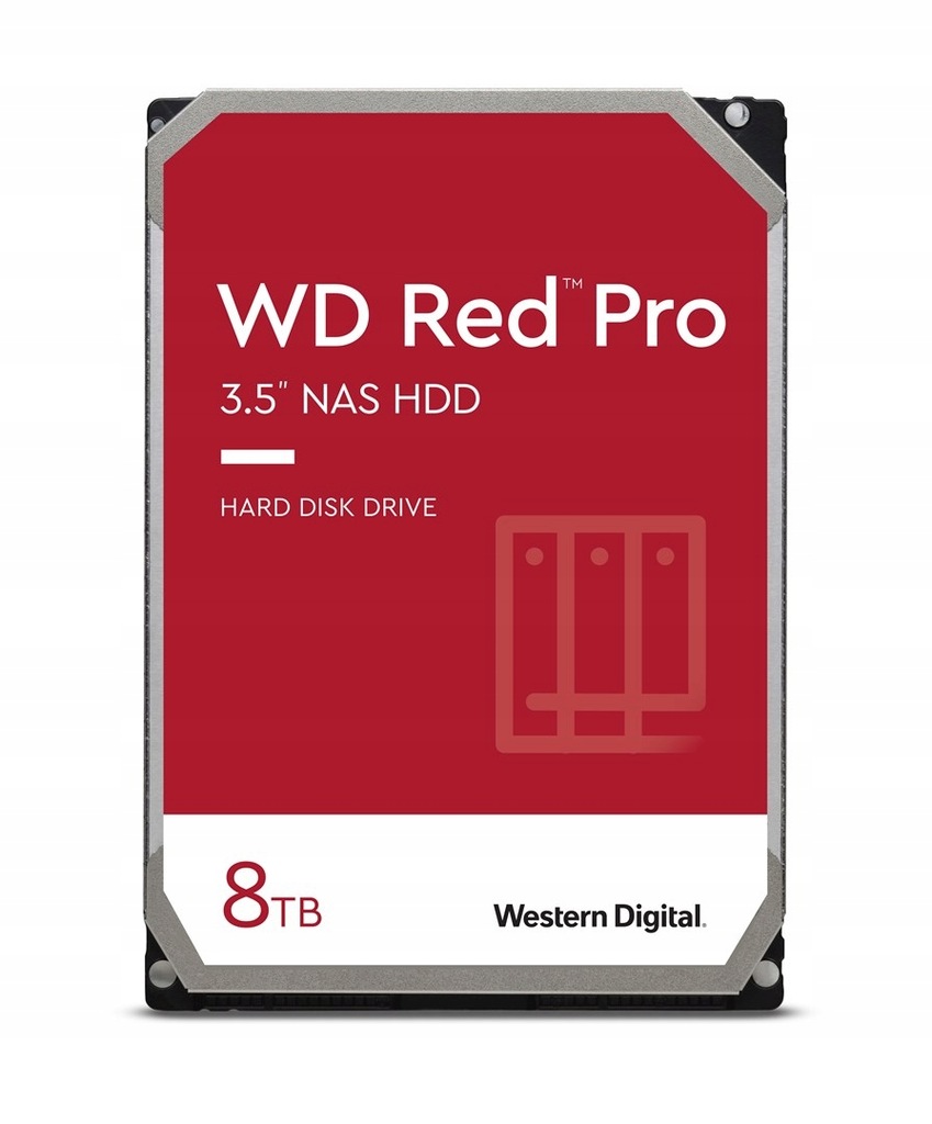 Dysk HDD WD Red Pro WD8003FFBX (8 TB ; 3.5"; 256 MB; 7200 obr/min)