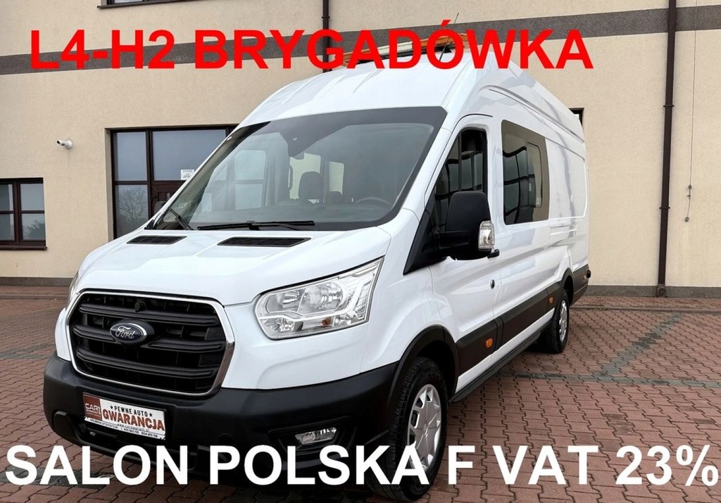Ford Transit 2.0 130KM JUMBO L4-H2 BRYGADOWKA ...