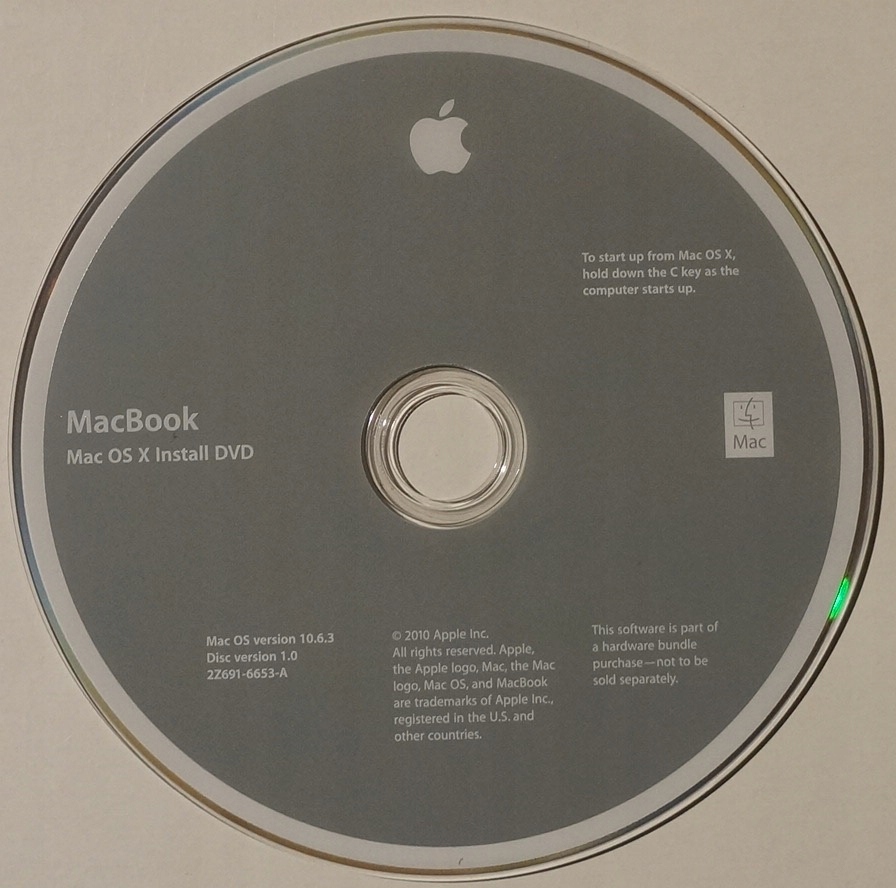 MACBOOK- OS X 10.6.3