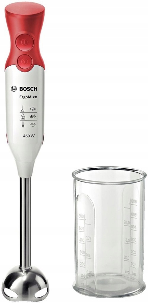 Blender Biało-czerwony BOSCH MSM 64110