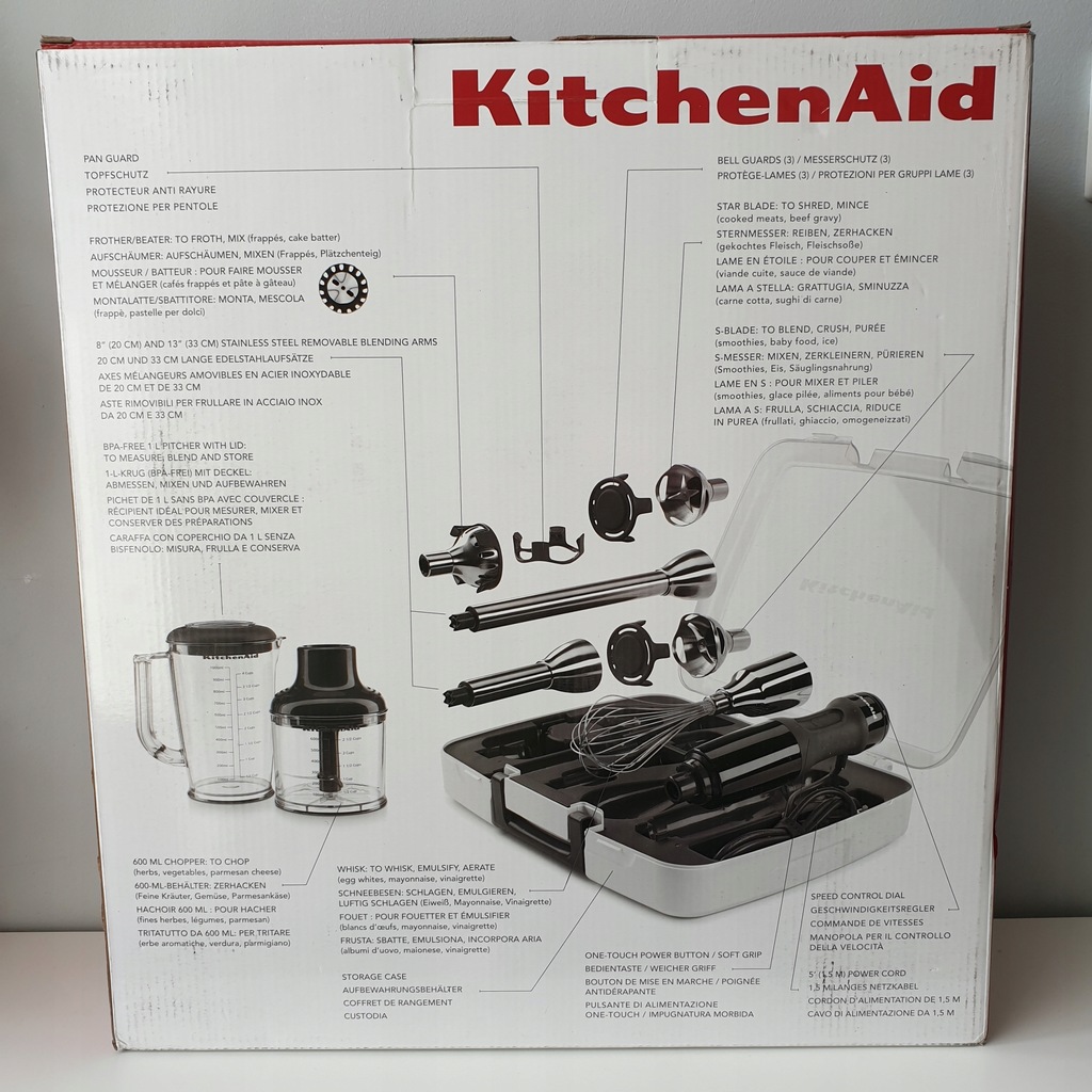 Elegance KitchenAid 5-biegowy 5KHB2571 srebrny