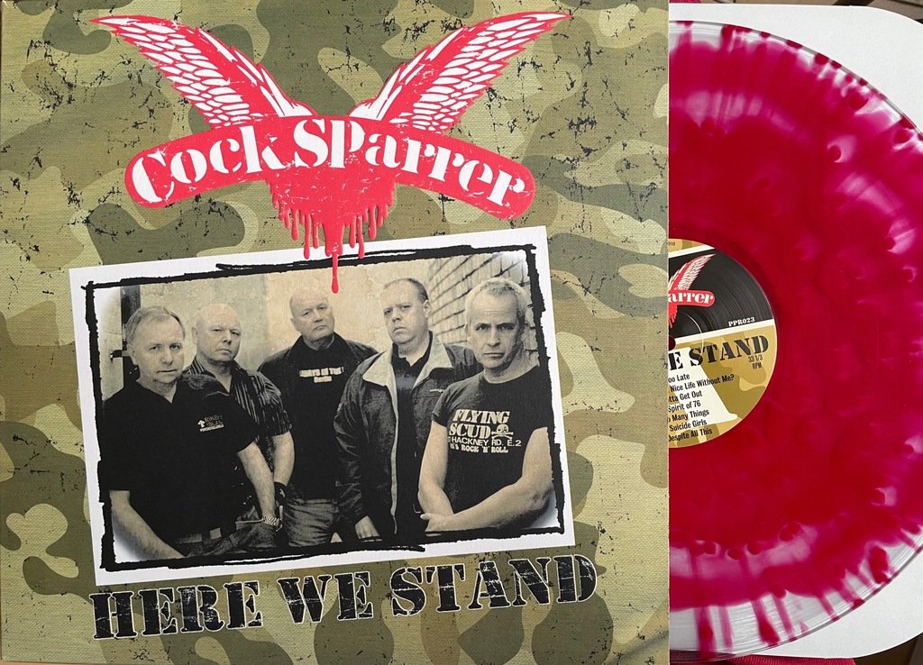 COCK SPARRER – Here We Stand LP