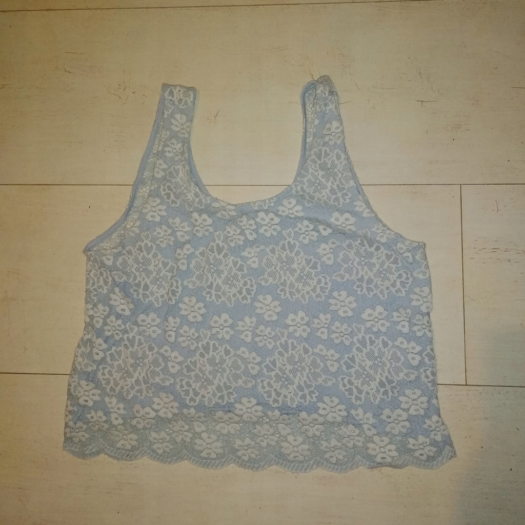 Bluzka/ top niebieska 38 M/40 L topshop