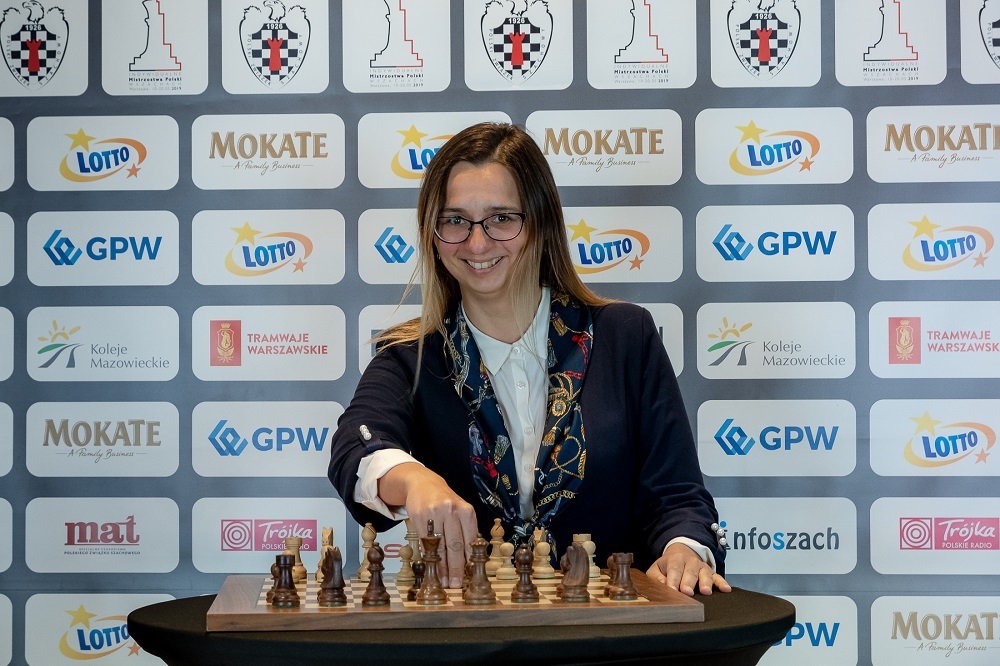 Trening z aktualną Mistrzynią Polski w szachach