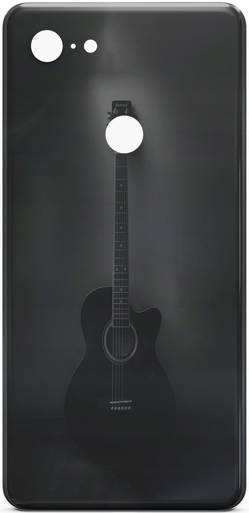Etui Google pixel 7a - Wiele Wzorów do Wyboru - Czarna Gitara + TEKST