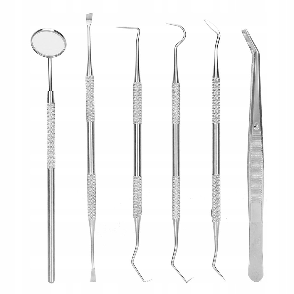 Narzędzia dentystyczne stal nierdzewna 6 szt.