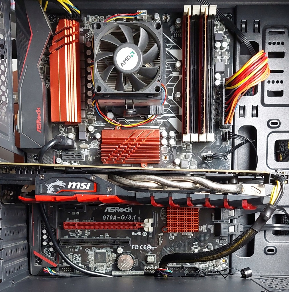 Płyta główna ASRock 970AG/3.1 Phenom 4 RAM Czytaj 12059065304