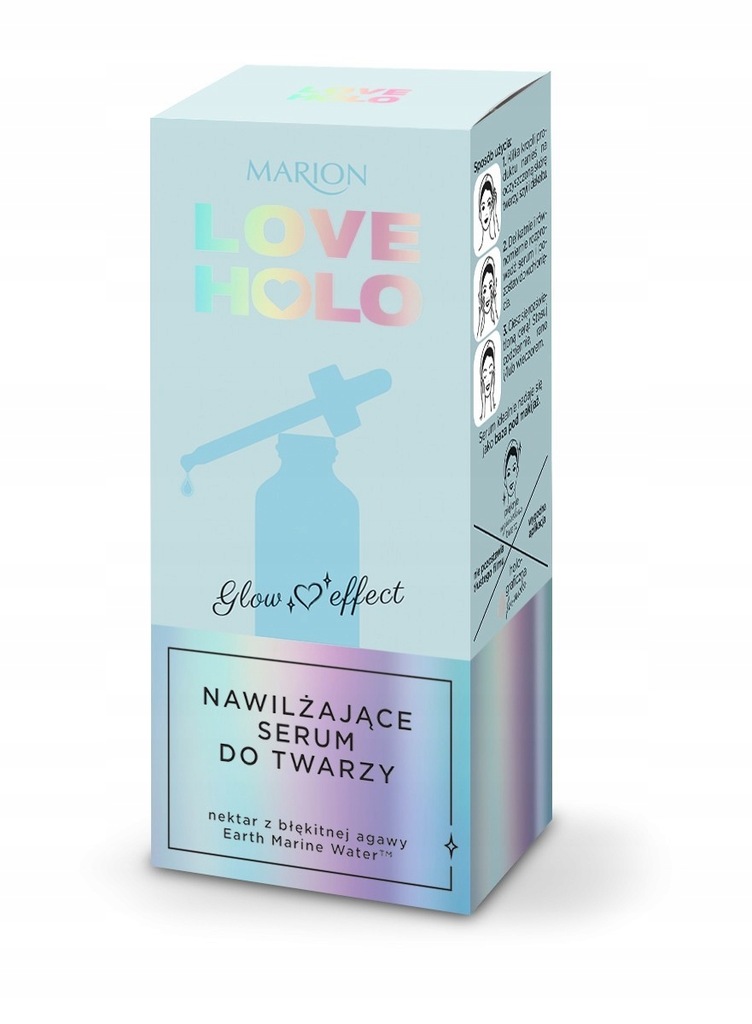 Marion Love Holo Serum do twarzy nawilżające Glow